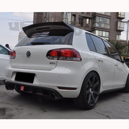 Αεροτομή οροφής για Volkswagen Golf 5 (2003-2008) - GTI / Opel Astra H (2004-2008) GTC - μαύρη γυαλιστερή