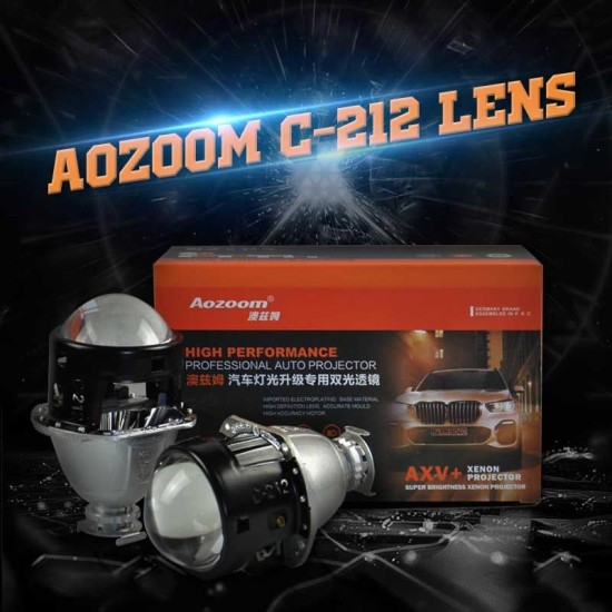 Bi Xenon προτζέκτορες 2.5" Aozoom - Proffessional C212