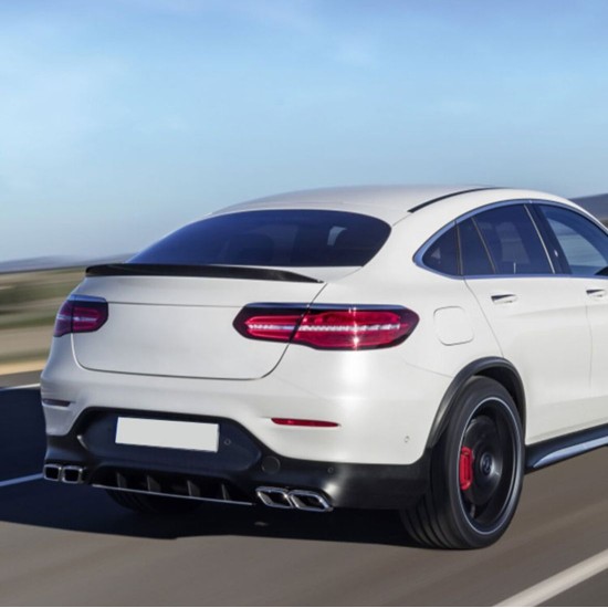 Αεροτομή πορτ μπαγκάζ για Mercedes GLC W253 (2016-2018) coupe - μαύρη γυαλιστερή