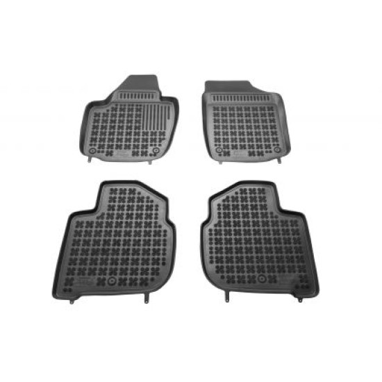 Λαστιχένια πατάκια Rezaw Plast για Seat Toledo (2012+) / Skoda Rapid / Rapid Spaceback (2013+) - τύπου σκαφάκι - 4τμχ.