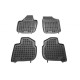 Λαστιχένια πατάκια Rezaw Plast για Seat Toledo (2012+) / Skoda Rapid / Rapid Spaceback (2013+) - τύπου σκαφάκι - 4τμχ.