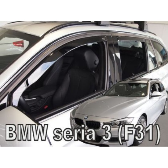 Ανεμοθραύστες για  BMW 3 F31  (2012+) combi - 4 τμχ. εμπρός και πίσω