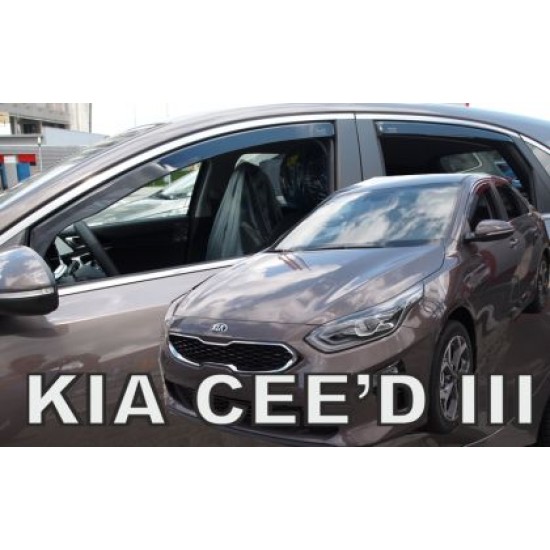 Ανεμοθραύστες για Kia Ceed (2018+) HTB - 4 τμχ. εμπρός και πίσω