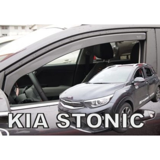 Ανεμοθραύστες για Kia Stonic (2017+) 5 πορτο - 2 τμχ. εμπρός