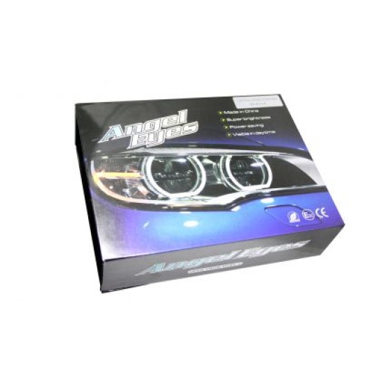 Δαχτυλίδια angel eyes για  BMW E46 με ανακλαστήρα sedan, combi (1998-2005) / E46 coupe (1998-2003) - U-Design με δύο χρώματα