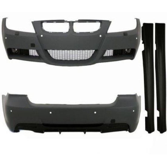 Προφυλακτήρας εμπρός για BMW E90 sedan και combi  (2005-2008) - M pack χωρίς ανοίγματα για parktonic