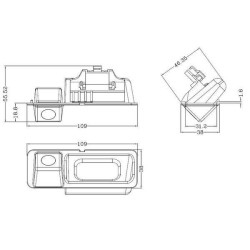 Bizzar BMW E Series Κάμερα Χειρολαβής AHD720 και CVBS Bizzar BMW E Series Κάμερα Χειρολαβής AHD720 και CVBS