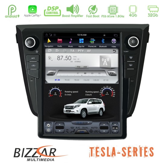 Bizzar Nissan X-Trail T32 2014-2020 Tesla 12.1" Navigation