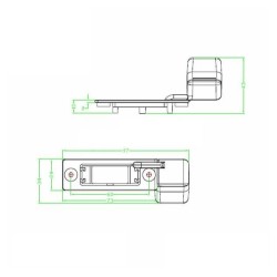 Bizzar VW Κάμερα Οπισθοπορείας Bizzar VW Κάμερα Οπισθοπορείας