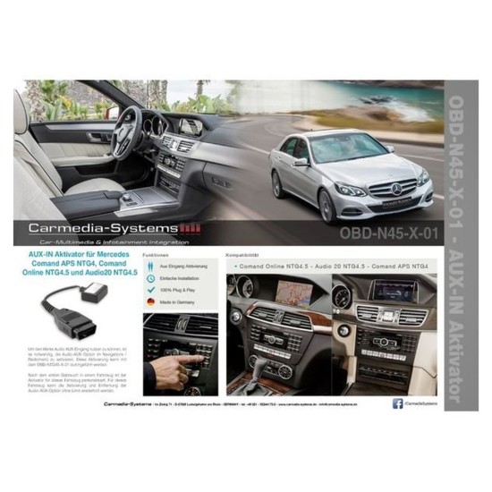 Mercedes NTG4.5 AUX Activator Mercedes NTG4.5 AUX Activator