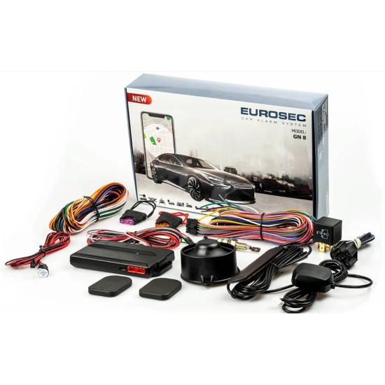 EuroSec Δορυφορικός CanBus Συναγερμός με Εφαρμογή στο Smartphone