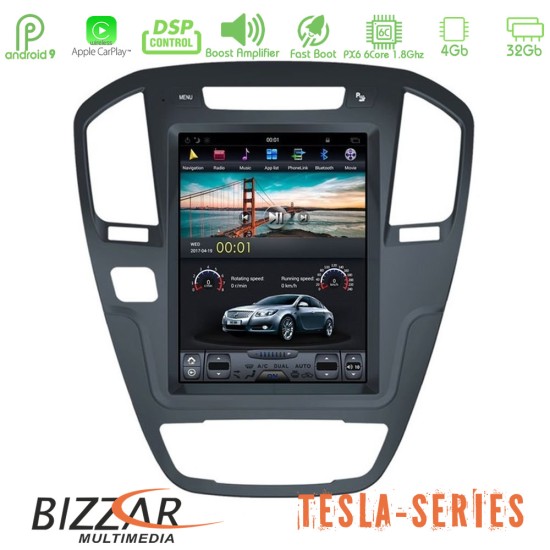 Bizzar Opel Insignia Tesla Android 9.0 10.4" Navigation Multimedia