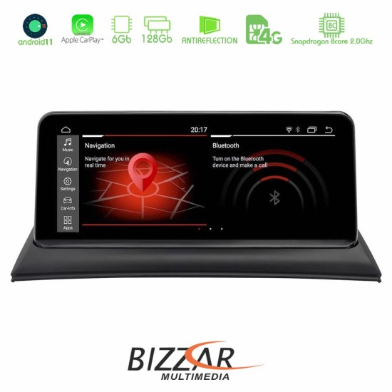 BMW Χ3 series Ε83 Android12 8Core (6+128GB) Navigation Multimedia 10.25" Black Panel