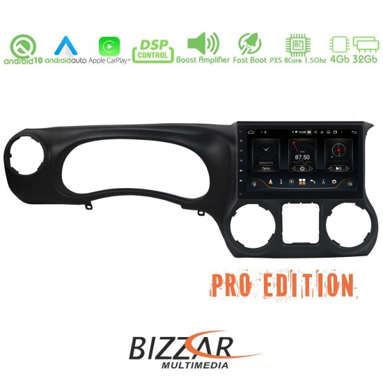 Bizzar Pro Edition Jeep Wrangler 9" Android 10.0 Navigation Multimedia System