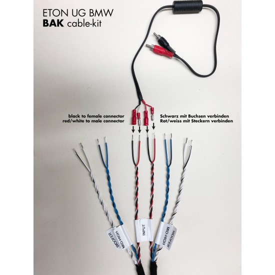 Eton BAK Καλωδίωση Eνισχυτή για ΒΜW Eton BAK Καλωδίωση Eνισχυτή για ΒΜW