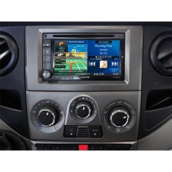 Iveco Daily 2Din Πρόσοψη Οθόνης Σκούρο Γκρι