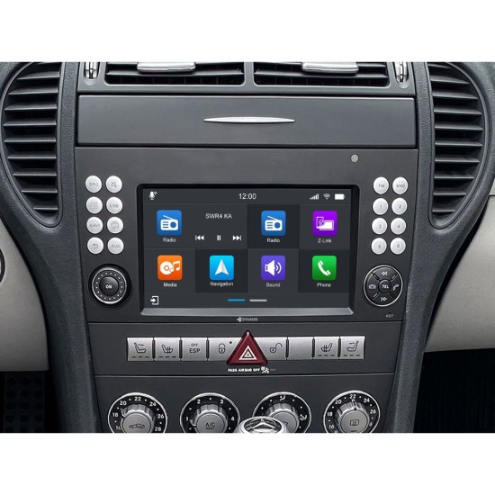 Dynavin D9 Series Οθόνη Mercedes SLK 2004-2010 7" Android11 Navigation Multimedia Station