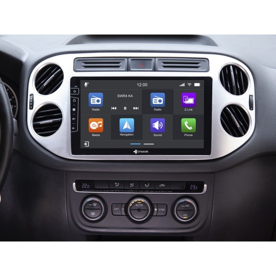 Dynavin D9 Series Οθόνη VW Tiguan 2007-2016 9" Android11 Navigation Multimedia Station (Ασημί)