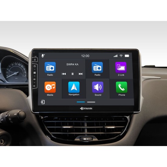 Dynavin D8 Series Οθόνη Peugeot 208 / 2008 2012-2018 10.1" Android Navigation Multimedia Station