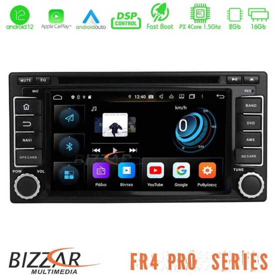 Bizzar FR4 Pro Series Subaru Forester/Impreza 4Core Android12 2+16GB Navigation Multimedia Station 7" (OEM Style)