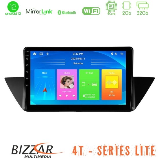 Bizzar 4T Series BMW Χ1 E84 4Core Android13 2+32GB Navigation Multimedia Tablet 10"