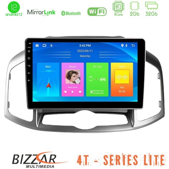 Bizzar 4T Series Chevrolet Captiva 2012-2016 4Core Android13 2+32GB Navigation Multimedia Tablet 9"