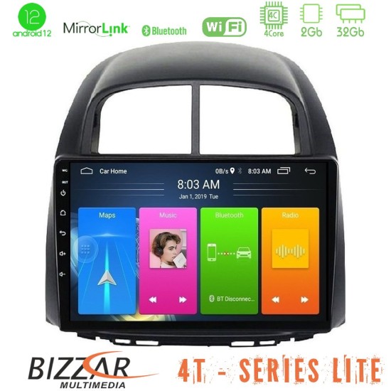 Bizzar 4T Series Daihatsu Sirion/Subaru Justy 4Core Android13 2+32GB Navigation Multimedia Tablet 10"