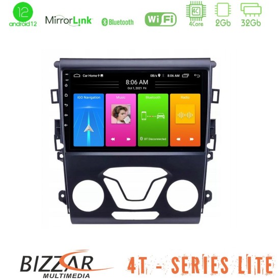 Bizzar 4T Series Ford Mondeo 2014-2017 4Core Android13 2+32GB Navigation Multimedia Tablet 9"