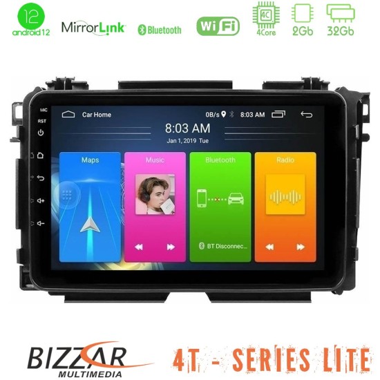 Bizzar 4T Series Honda HR-V 4Core Android13 2+32GB Navigation Multimedia Tablet 9"