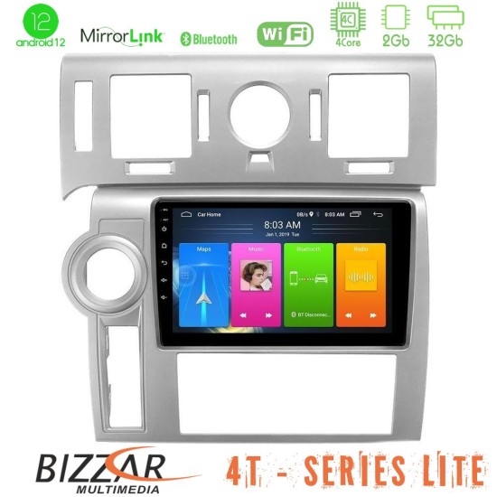 Bizzar 4T Series Hummer H2 2008-2009 4Core Android13 2+32GB Navigation Multimedia Tablet 9"