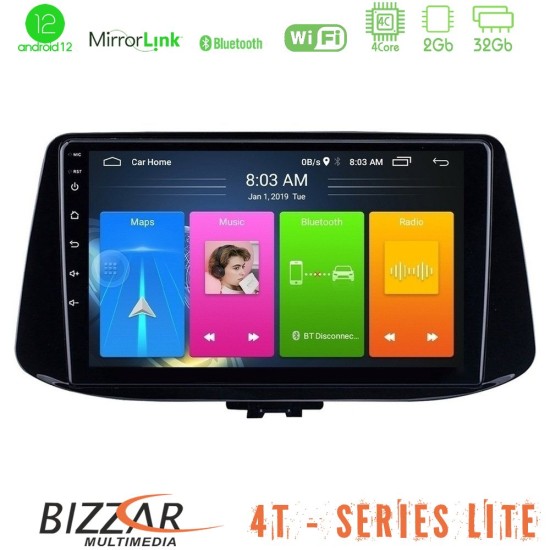 Bizzar 4T Series Hyundai i30 4Core Android13 2+32GB Navigation Multimedia Tablet 9"