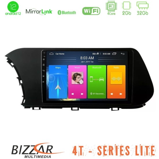 Bizzar 4T Series Hyundai i20 2021-2024 4Core Android13 2+32GB Navigation Multimedia Tablet 10"