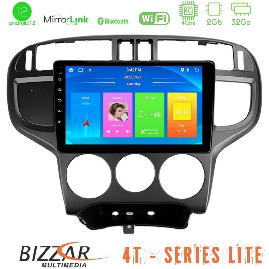 Bizzar 4T Series Hyundai Matrix 2001-2010 4Core Android13 2+32GB Navigation Multimedia Tablet 9"