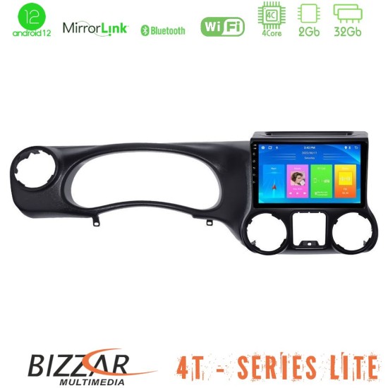 Bizzar 4T Series Jeep Wrangler 2011-2014 4Core Android13 2+32GB Navigation Multimedia Tablet 10"