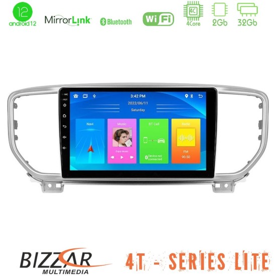 Bizzar 4T Series Kia Sportage 2018-2021 4Core Android13 2+32GB Navigation Multimedia Tablet 9"