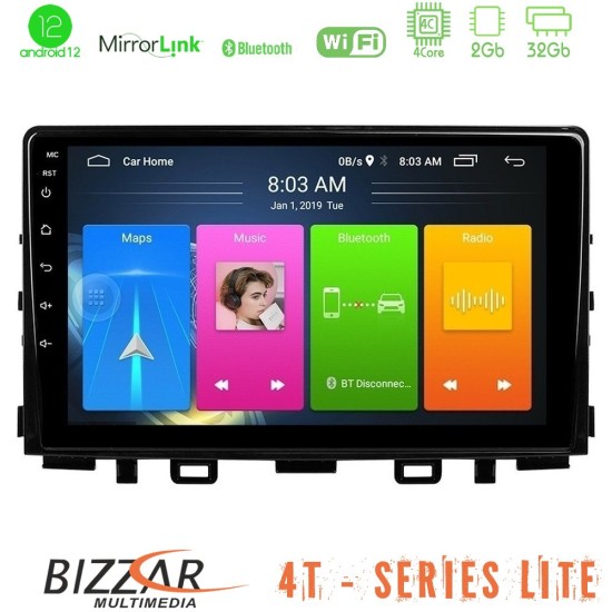 Bizzar 4T Series Kia Stonic 4Core Android13 2+32GB Navigation Multimedia Tablet 9"