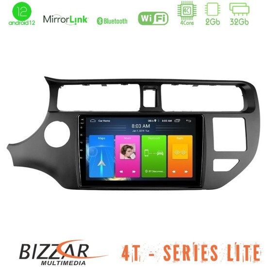 Bizzar 4T Series Kia Rio 2011-2015 4Core Android13 2+32GB Navigation Multimedia Tablet 9"