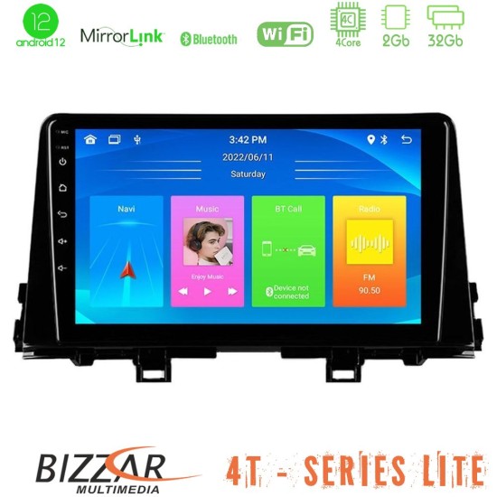 Bizzar 4T Series Kia Picanto 2017-2021 4Core Android13 2+32GB Navigation Multimedia Tablet 9"