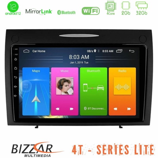 Bizzar 4T Series Mercedes SLK Class 4Core Android13 2+32GB Navigation Multimedia Tablet 9"