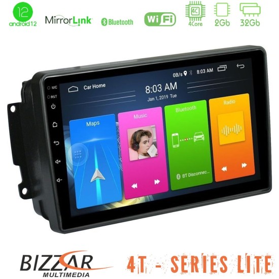 Bizzar 4T Series Mercedes C/CLK/G Class (W203/W209) 4Core Android13 2+32GB Navigation Multimedia Tablet 9"