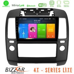 Bizzar 4T Series Nissan Navara 4Core Android13 2+32GB Navigation Multimedia Tablet 9"