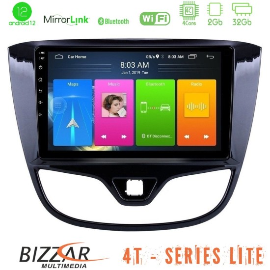 Bizzar 4T Series Opel Karl 2017-2019 4Core Android13 2+32GB Navigation Multimedia Tablet 9"