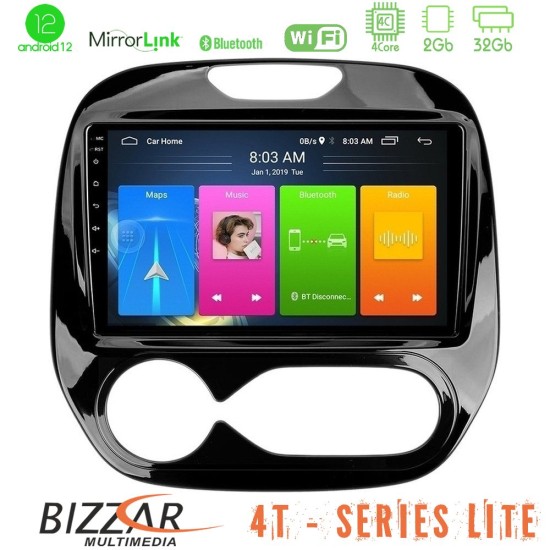 Bizzar 4T Series Renault Captur 2013-2019 (Auto AC) 4Core Android13 2+32GB Navigation Multimedia Tablet 9"