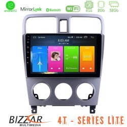 Bizzar 4T Series Subaru Forester 2003-2007 4Core Android13 2+32GB Navigation Multimedia Tablet 9"