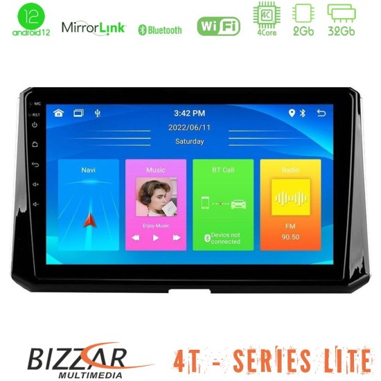 Bizzar 4T Series Toyota Corolla 2019-2022 4Core Android13 2+32GB Navigation Multimedia Tablet 10"