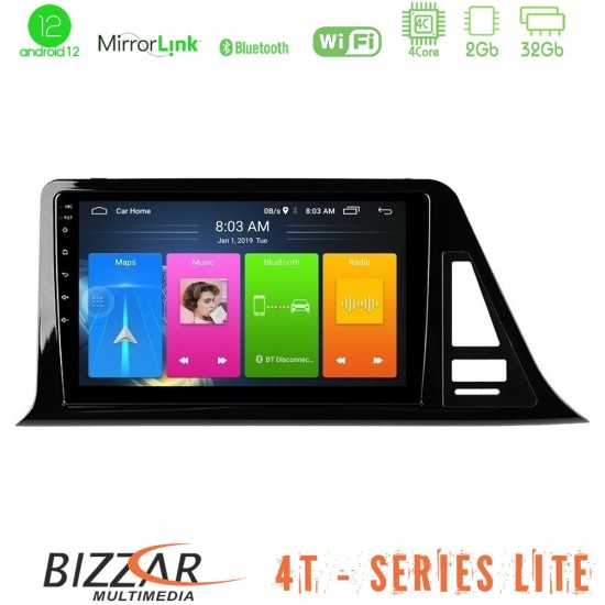 Bizzar 4T Series Toyota CH-R 4Core Android13 2+32GB Navigation Multimedia Tablet 9"