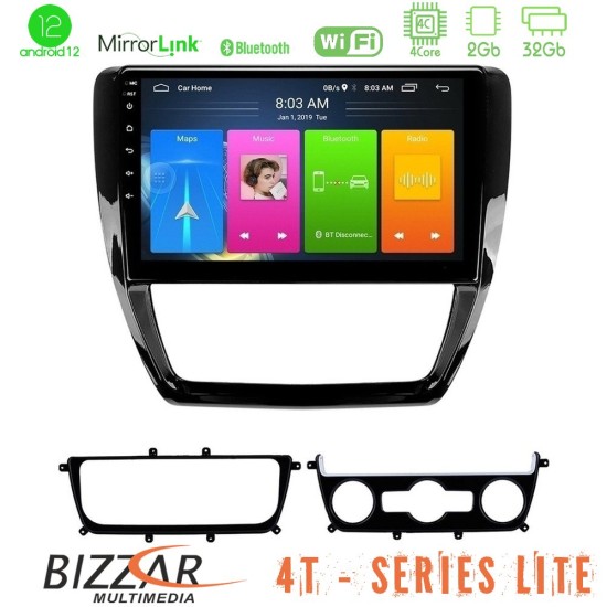 Bizzar 4T Series VW Jetta 4Core Android13 2+32GB Navigation Multimedia Tablet 10"