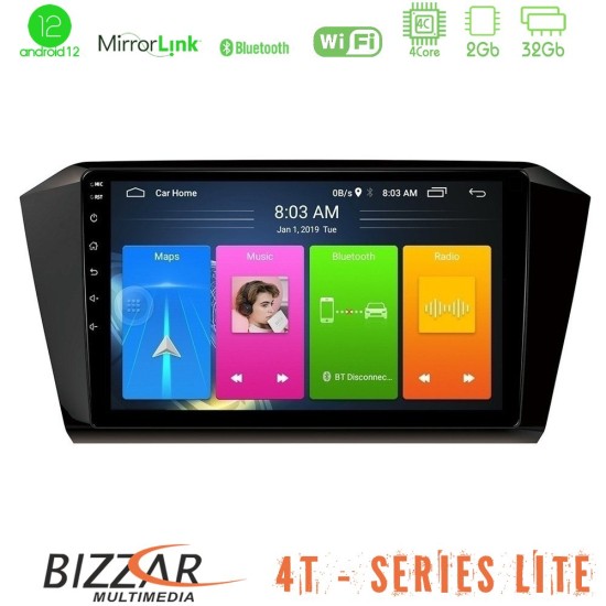 Bizzar 4T Series VW Passat 4Core Android13 2+32GB Navigation Multimedia Tablet 10"