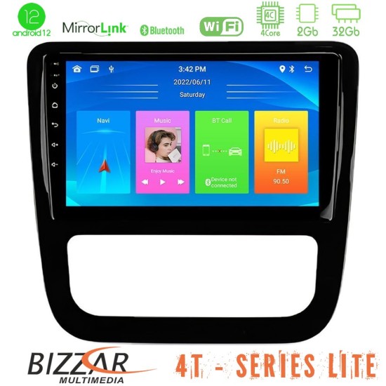 Bizzar 4T Series VW Scirocco 2008-2014 4Core Android13 2+32GB Navigation Multimedia Tablet 9" (μαύρο γυαλιστερό)