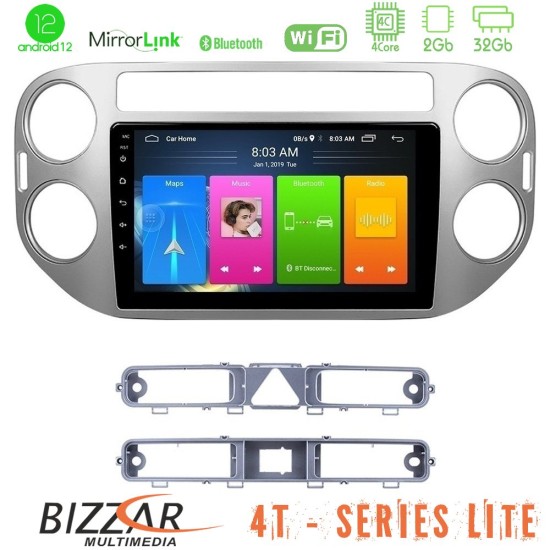 Bizzar 4T Series VW Tiguan 4Core Android13 2+32GB Navigation Multimedia Tablet 9"